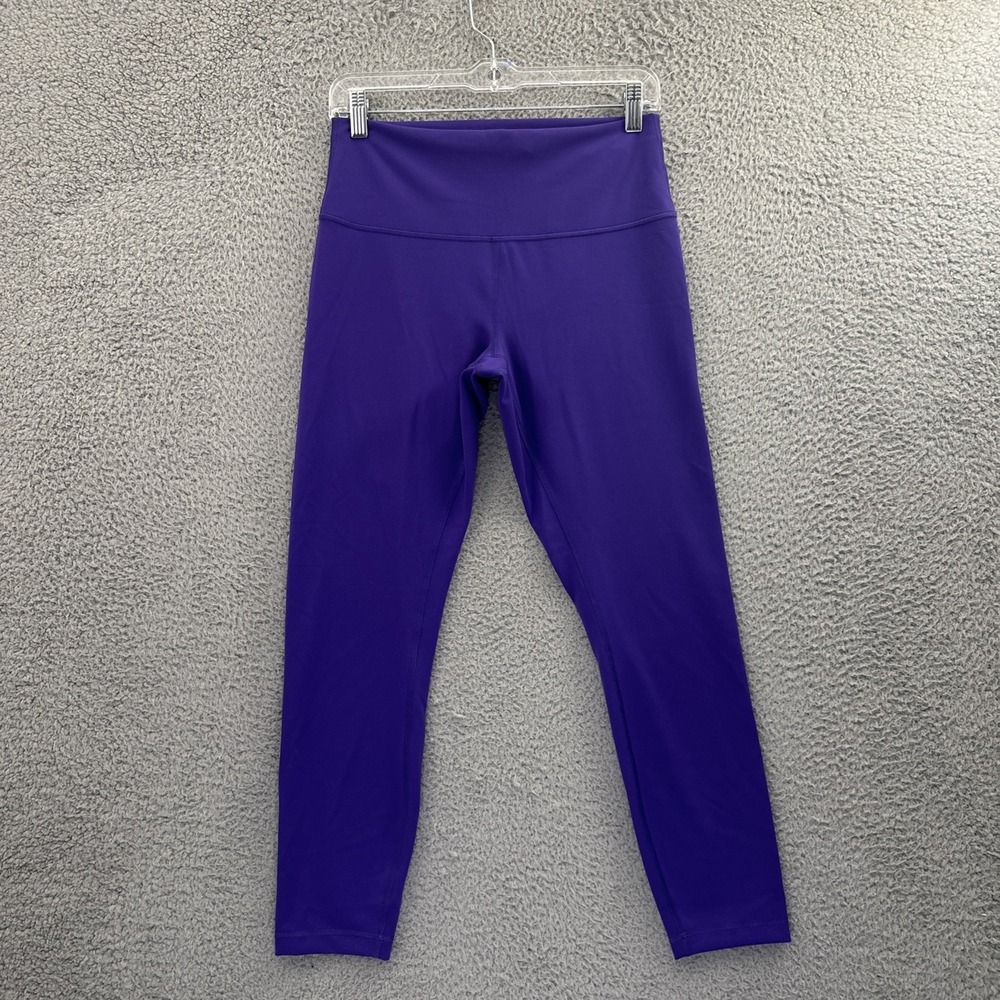 Lululemon Wunder Train High Rise Tight Leggings 25" Petrol Purple Gym Women's 10